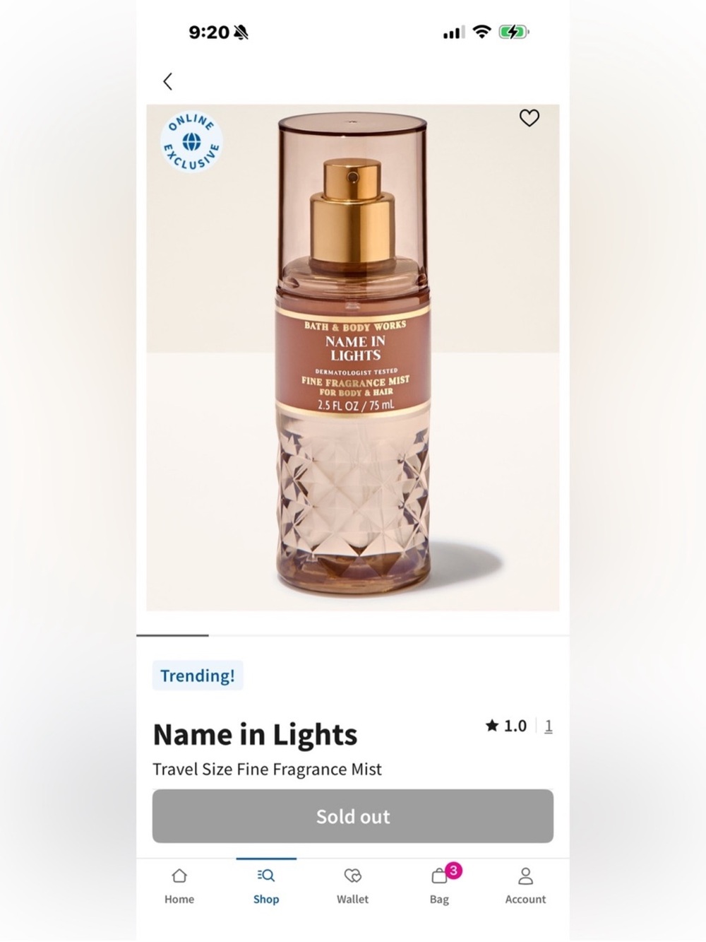 3X LIMITED RELEASE BBW Mist
V.I.PEAR OH MY RHUBARB NAME IN LIGHTS Collection - Picture 11 of 11
